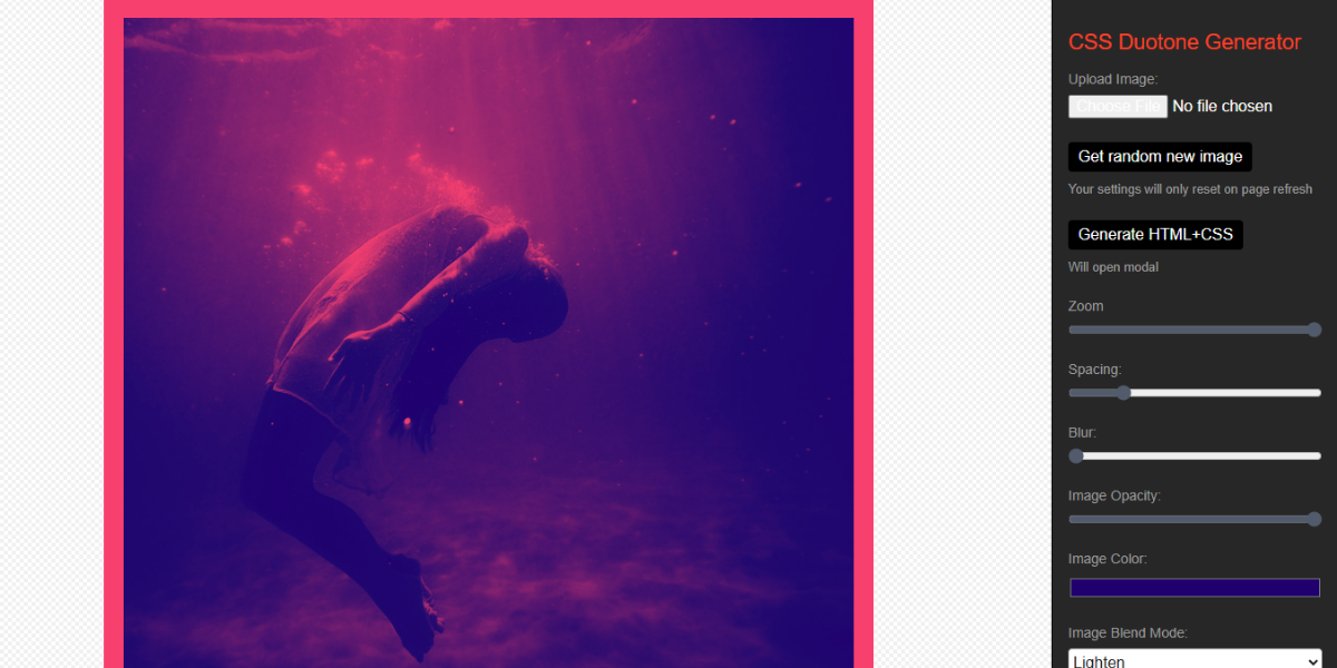 CSS Duotone Generator CSS Duotone Generator