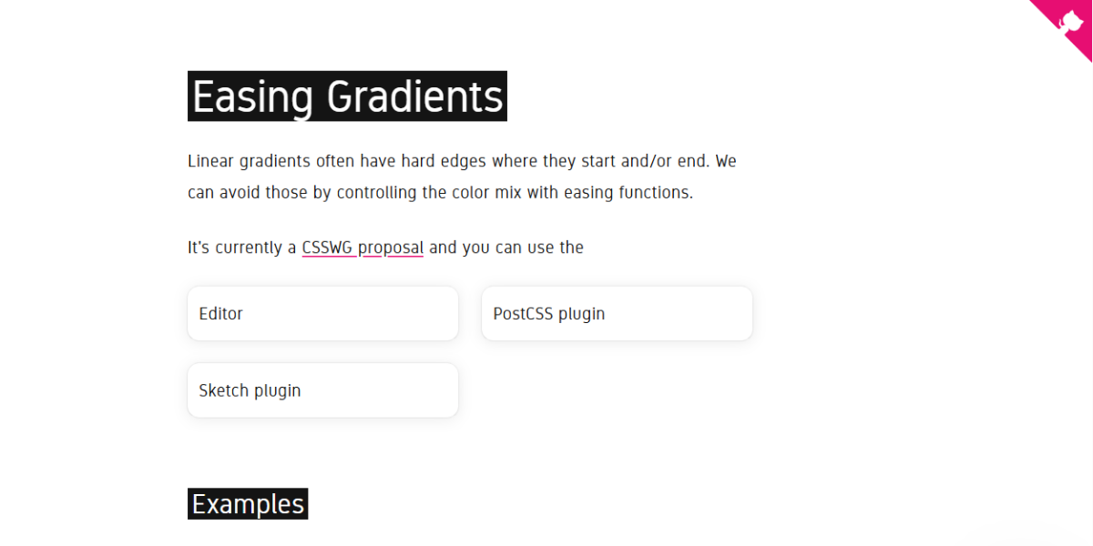 Easing Gradients Easing Gradients