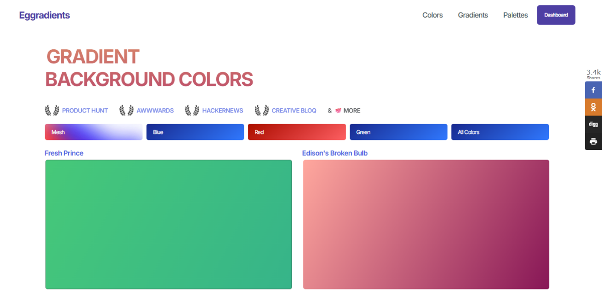 Egg Gradients Egg Gradients