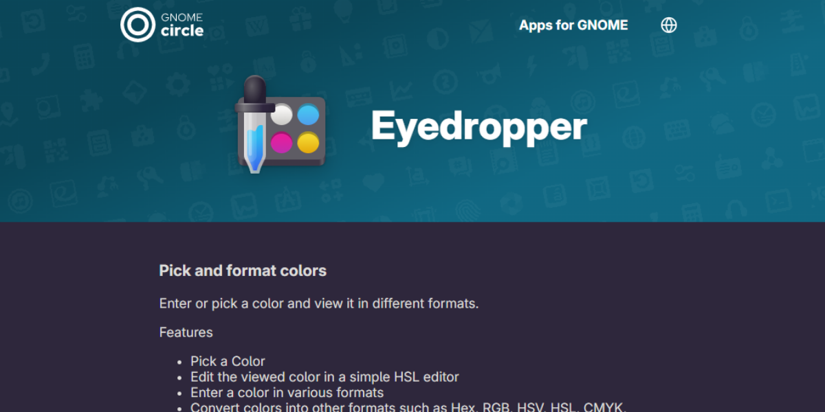 GNOME Eyedropper GNOME Eyedropper
