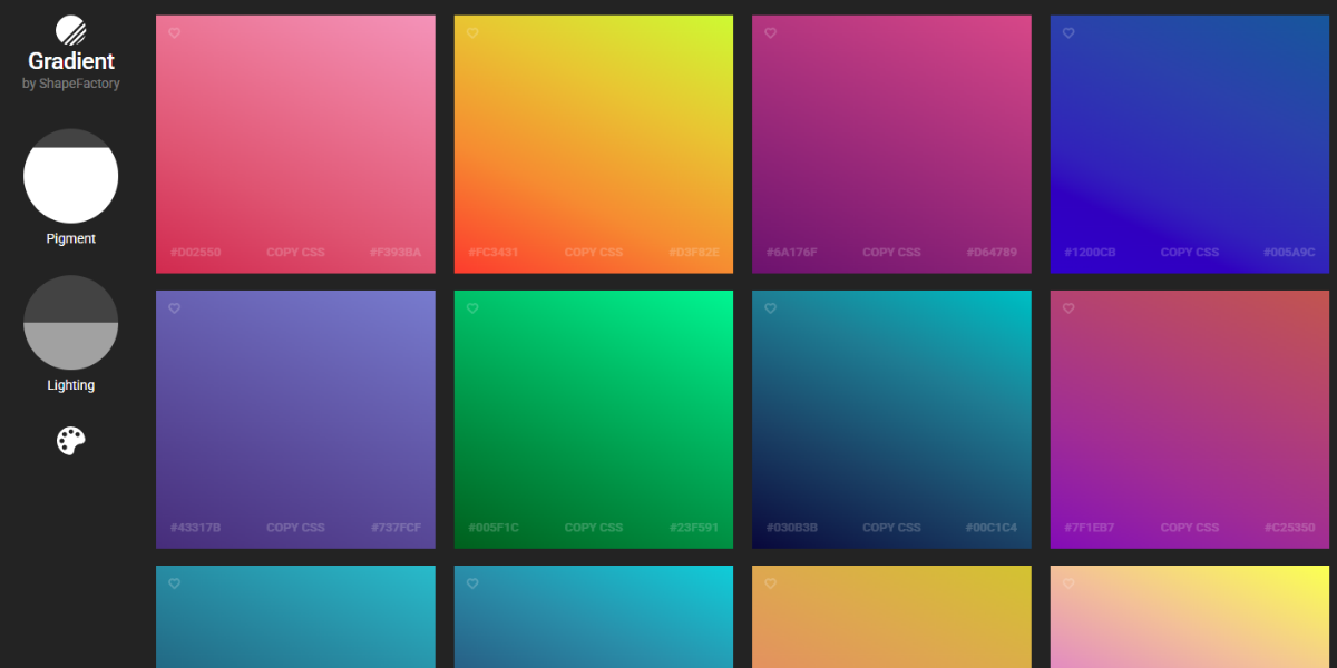 Gradients by ShapeFactory Gradients by ShapeFactory
