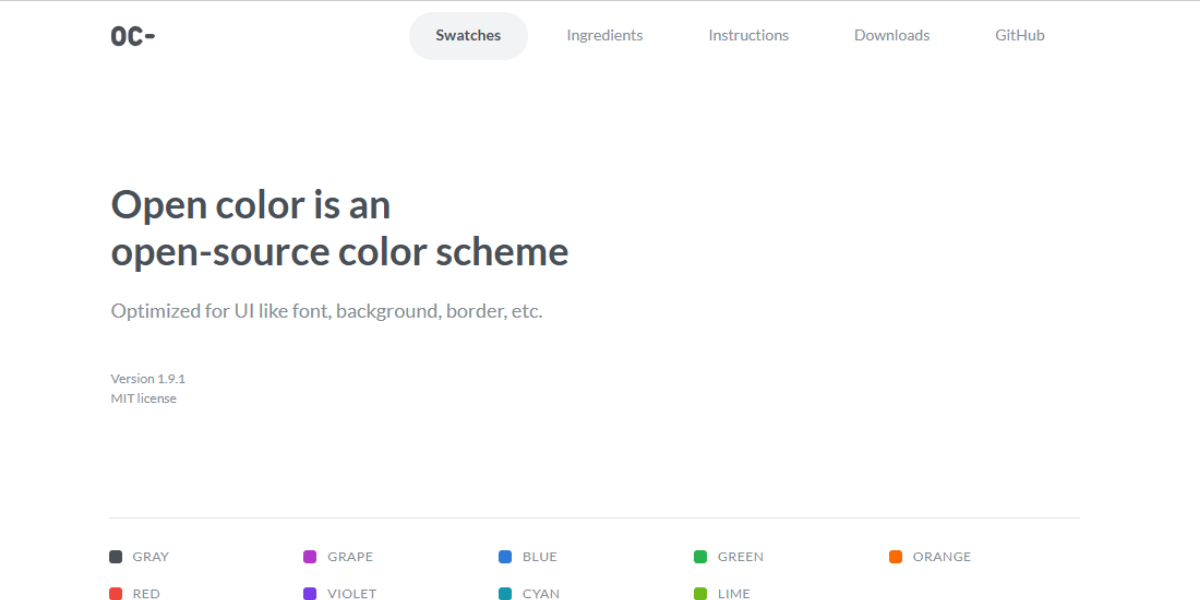 Open Color Open Color