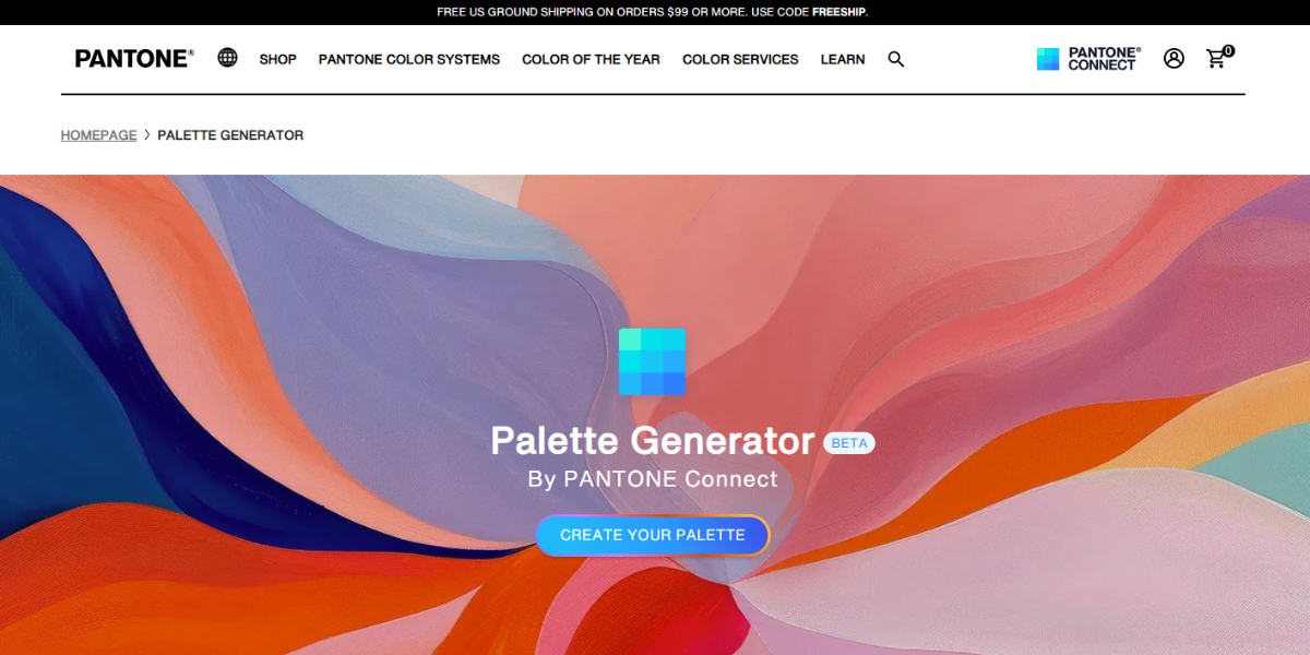 Pantone Palette Generator Pantone Palette Generator