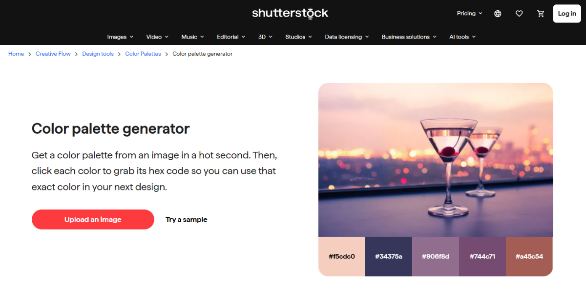 Shutterstock Palette Generator Shutterstock Palette Generator