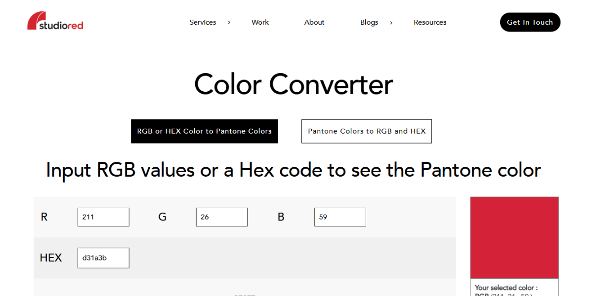 Studio Red Studio Red