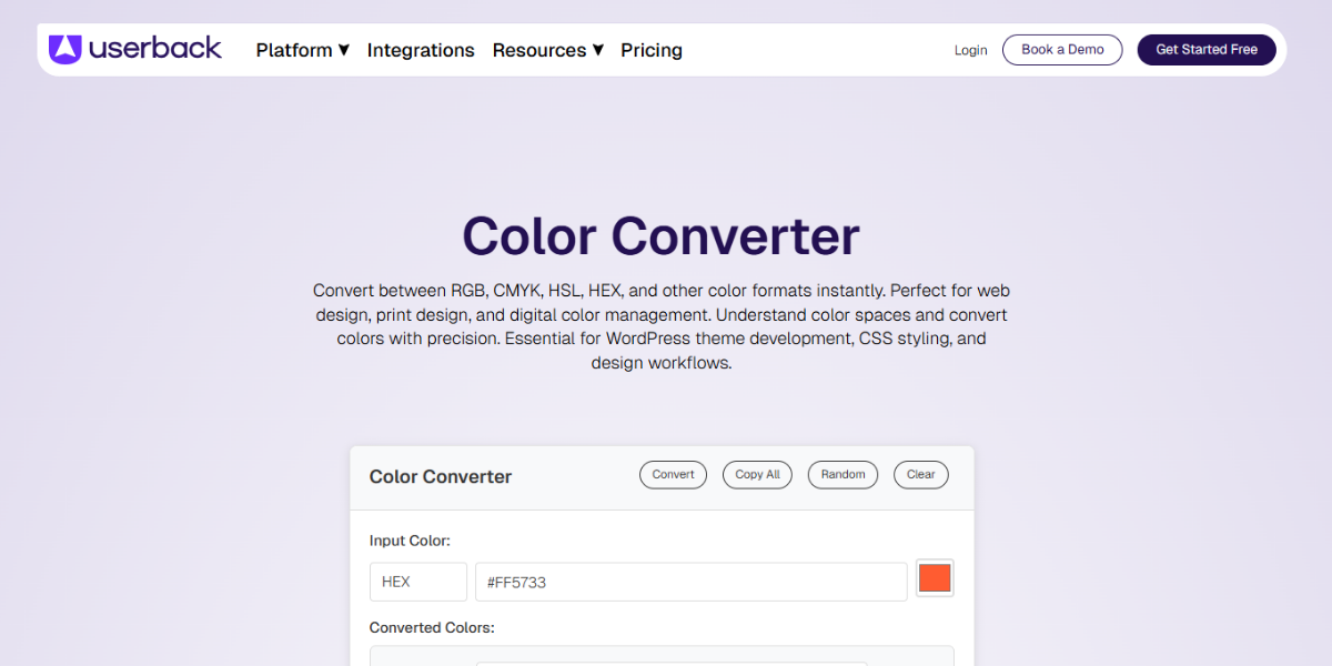 UserBack - Color Converter UserBack - Color Converter