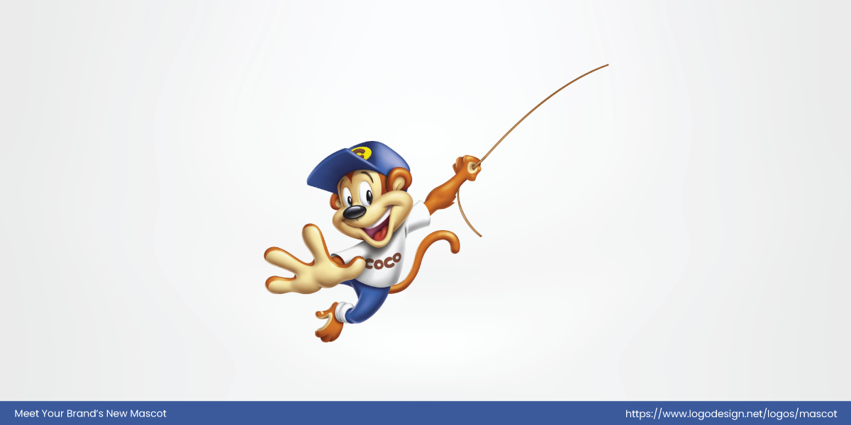 Coco the Monkey Mascot
