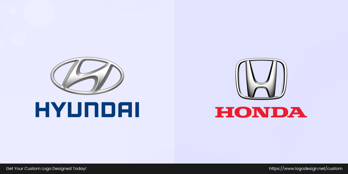 Hyundai Motor Company and Honda logos side by side.