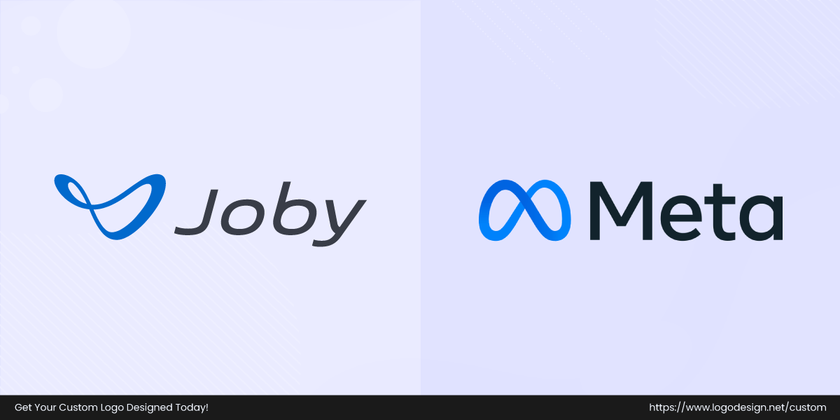 Joby Aviation and Meta Platforms logos side by side.