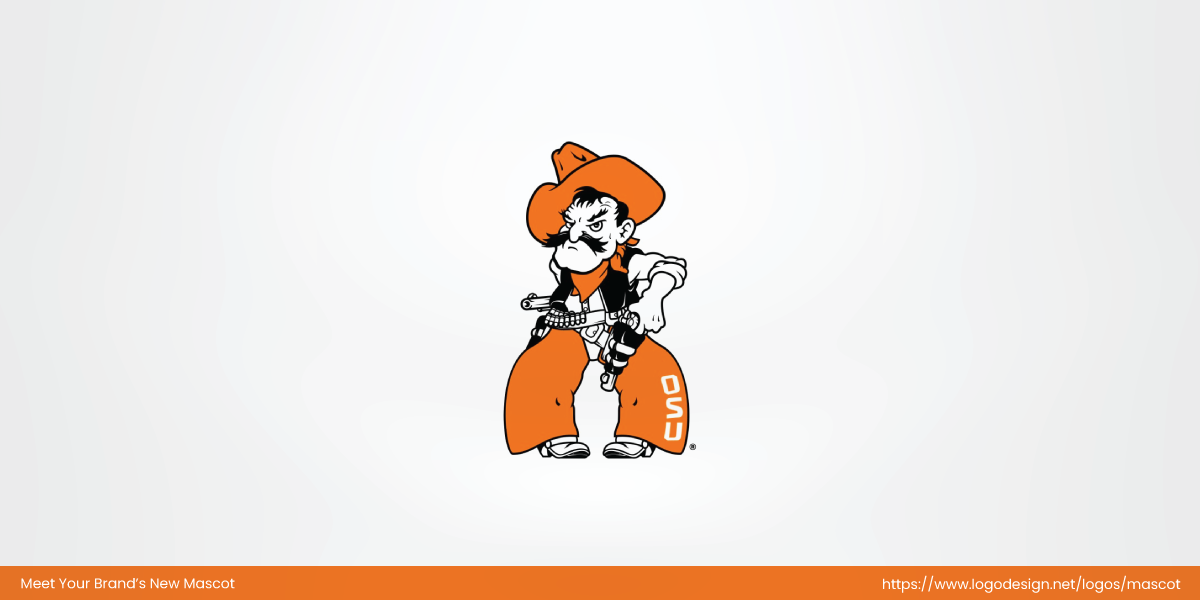 Oklahoma State University Pistol Pete Mascot