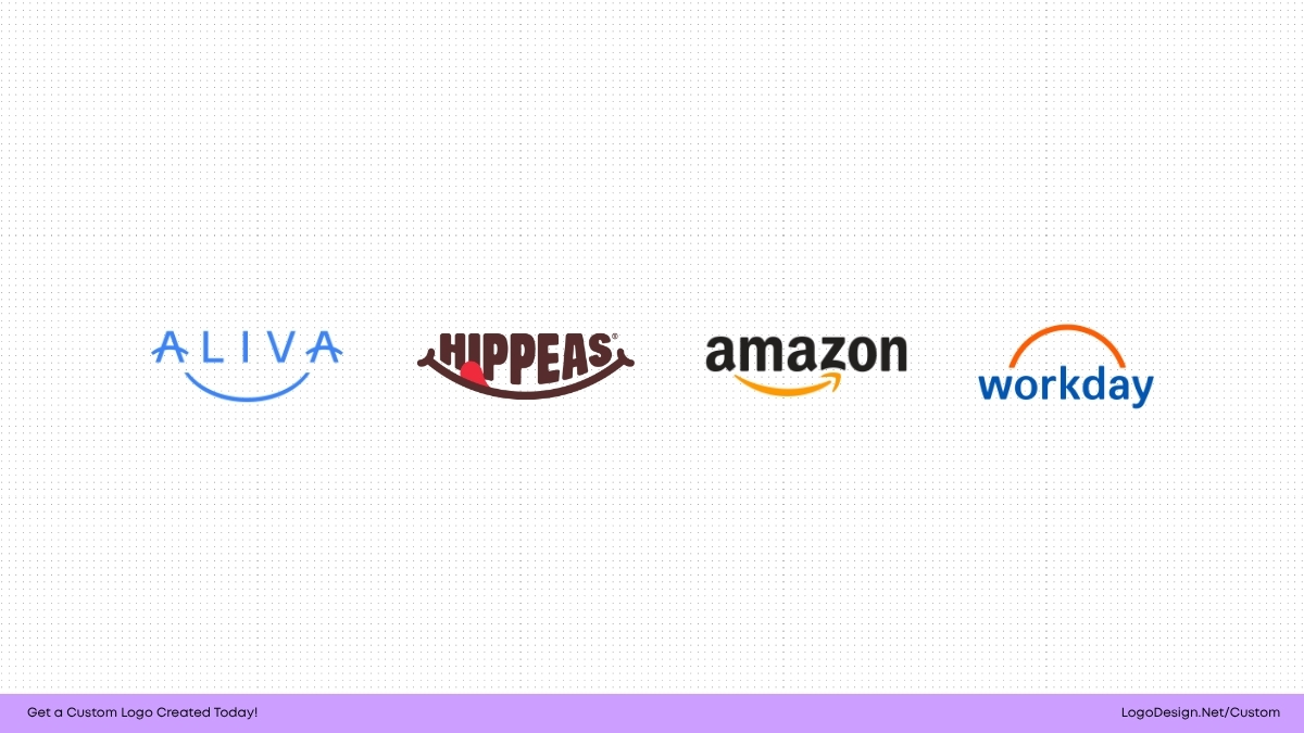 Amazon Logo with its familiar smile like curve Amazon Logo with its familiar smile like curve