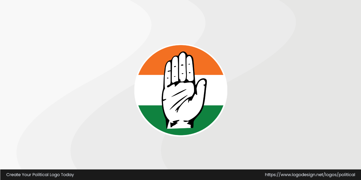 Indian National Congress hand Logo Indian National Congress hand Logo