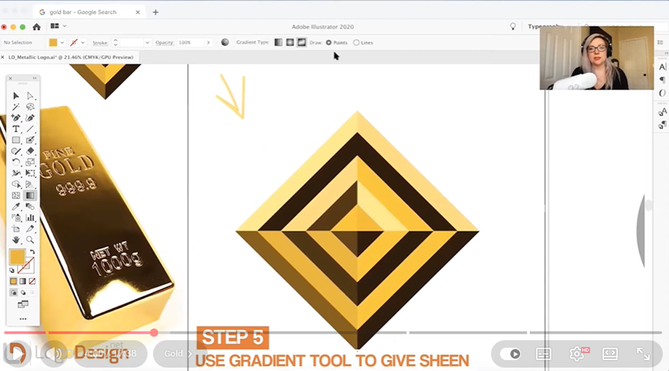Using the Gradient Tool