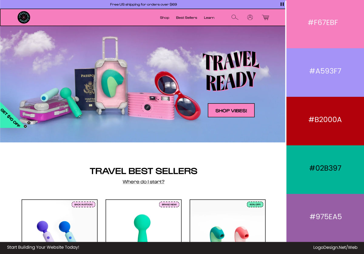 Unbound Babes Website Color Palette Unbound Babes Website Color Palette