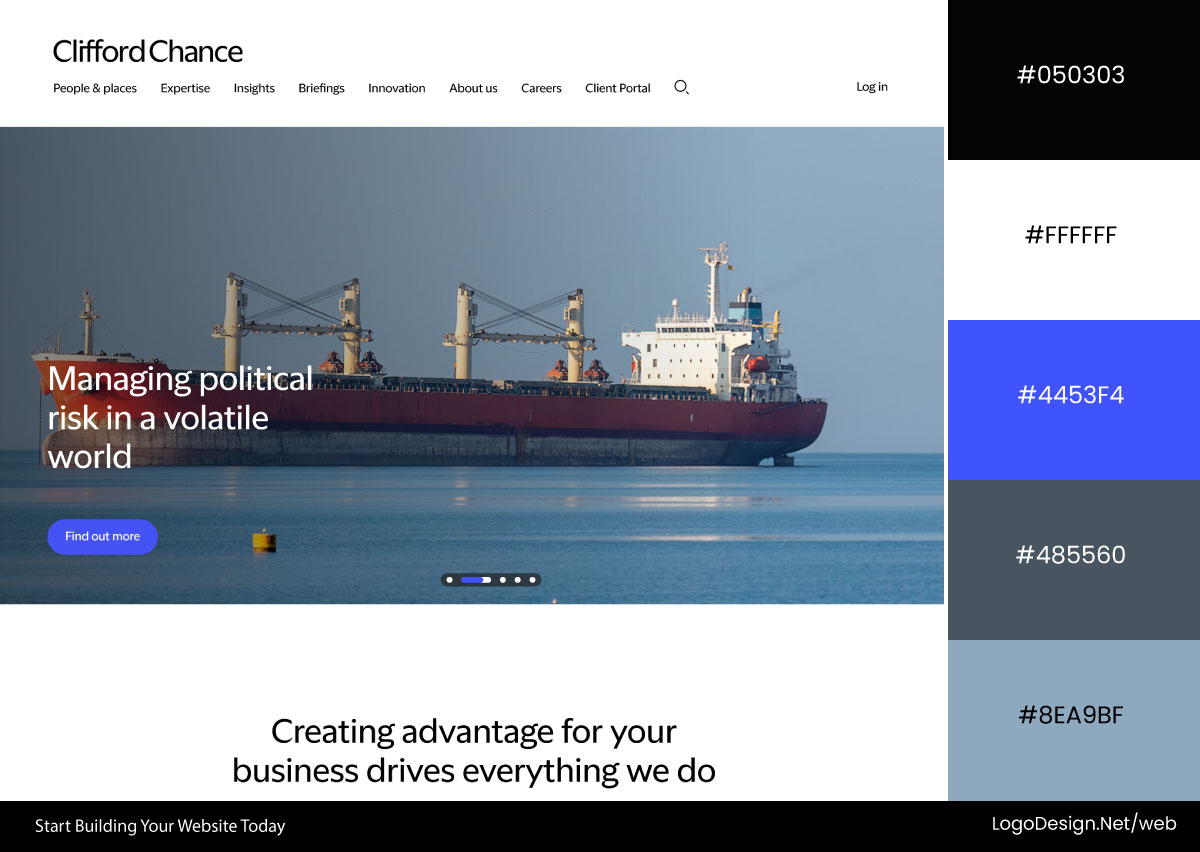 Clifford Chance Website Color Palette Clifford Chance Website Color Palette