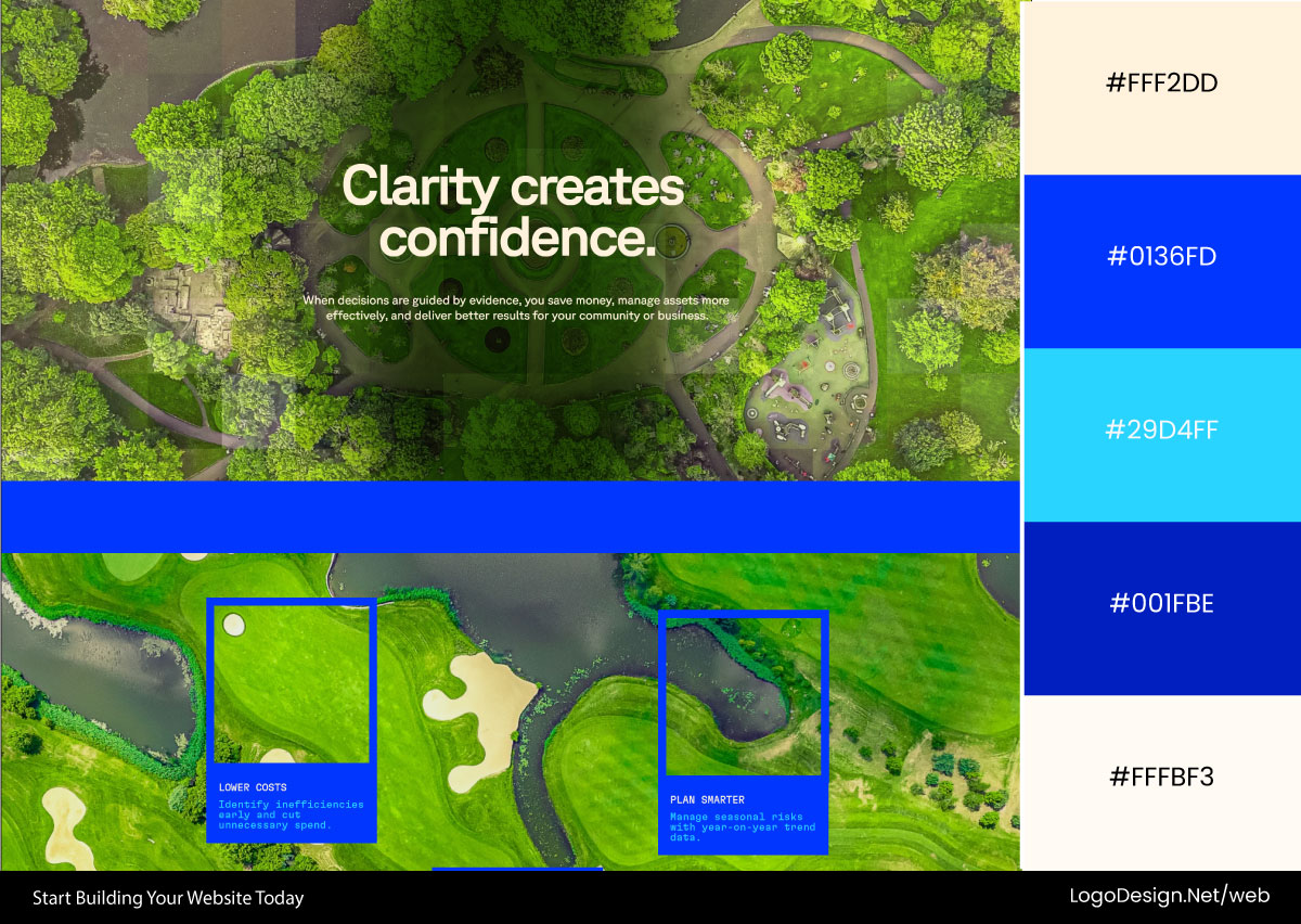 Droneland Website Color Palette