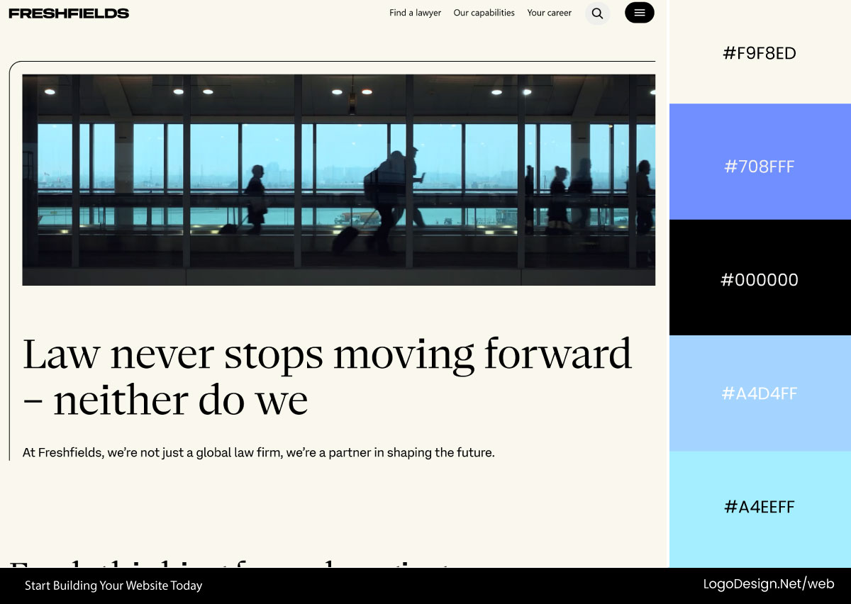 Freshfields Website Color Palette Freshfields Website Color Palette
