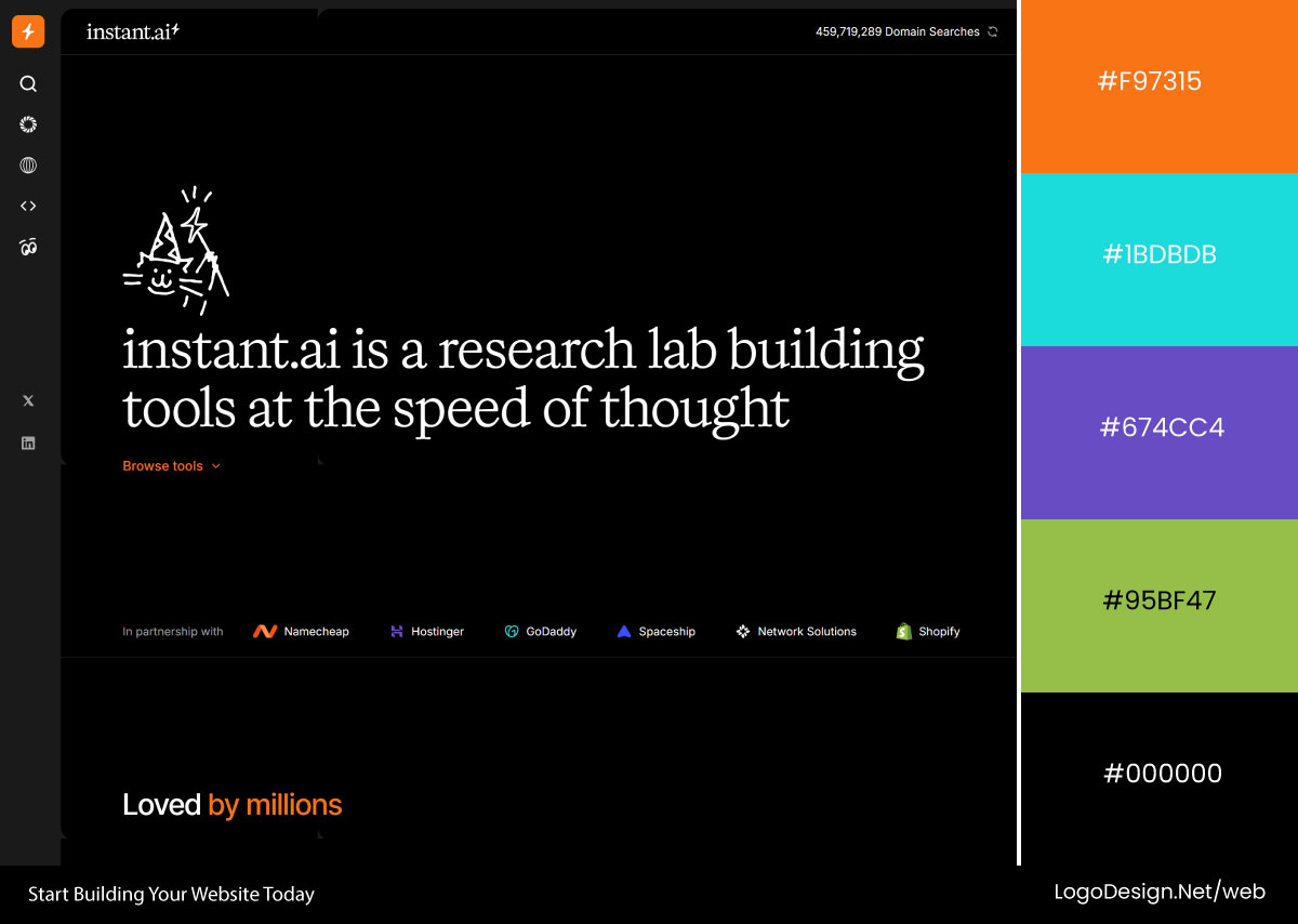 Instant.ai Website Color Palette Instant.ai Website Color Palette