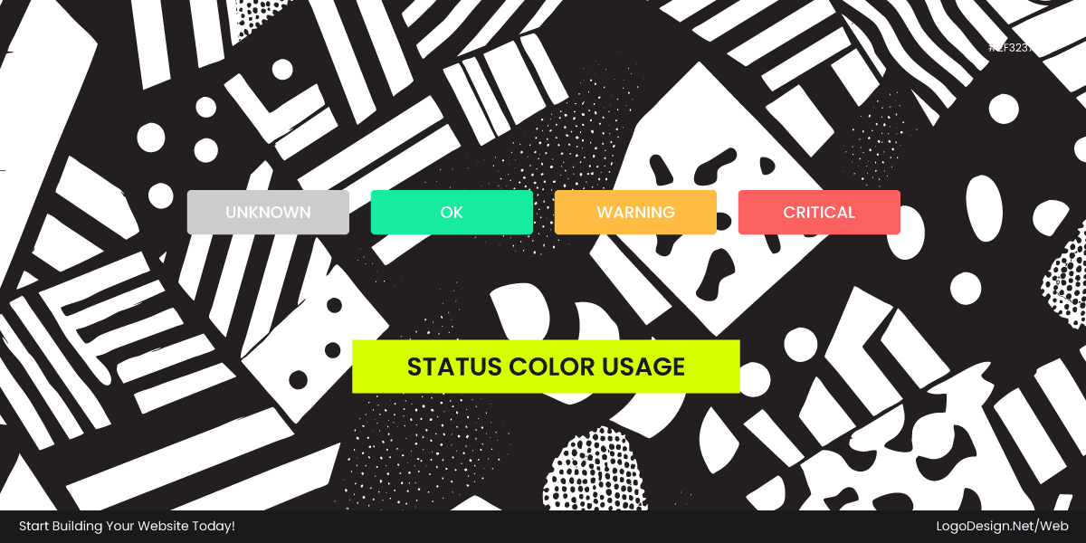 Poor Status Color Usage Poor Status Color Usage