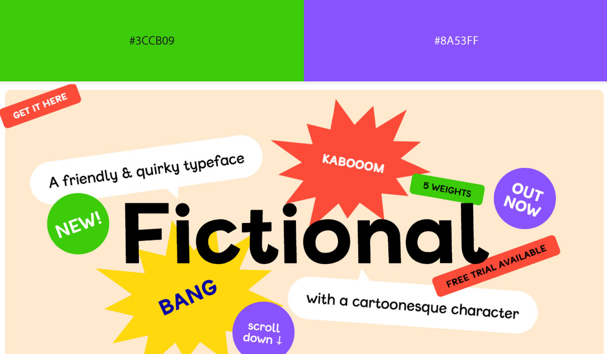 Fictional Typeface Fictional Typeface