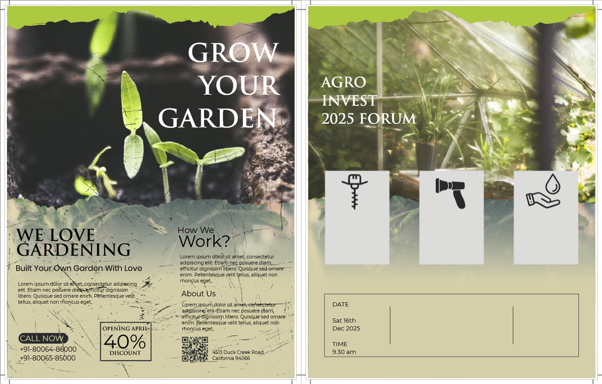 Grow Your Garden flyer by LogoDesign.Net Grow Your Garden flyer by LogoDesign.Net