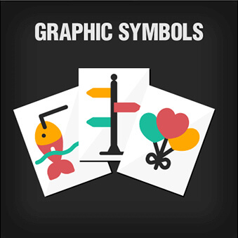 graphic symbols of fish