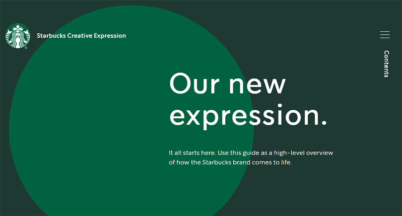 Starbucks brand guide