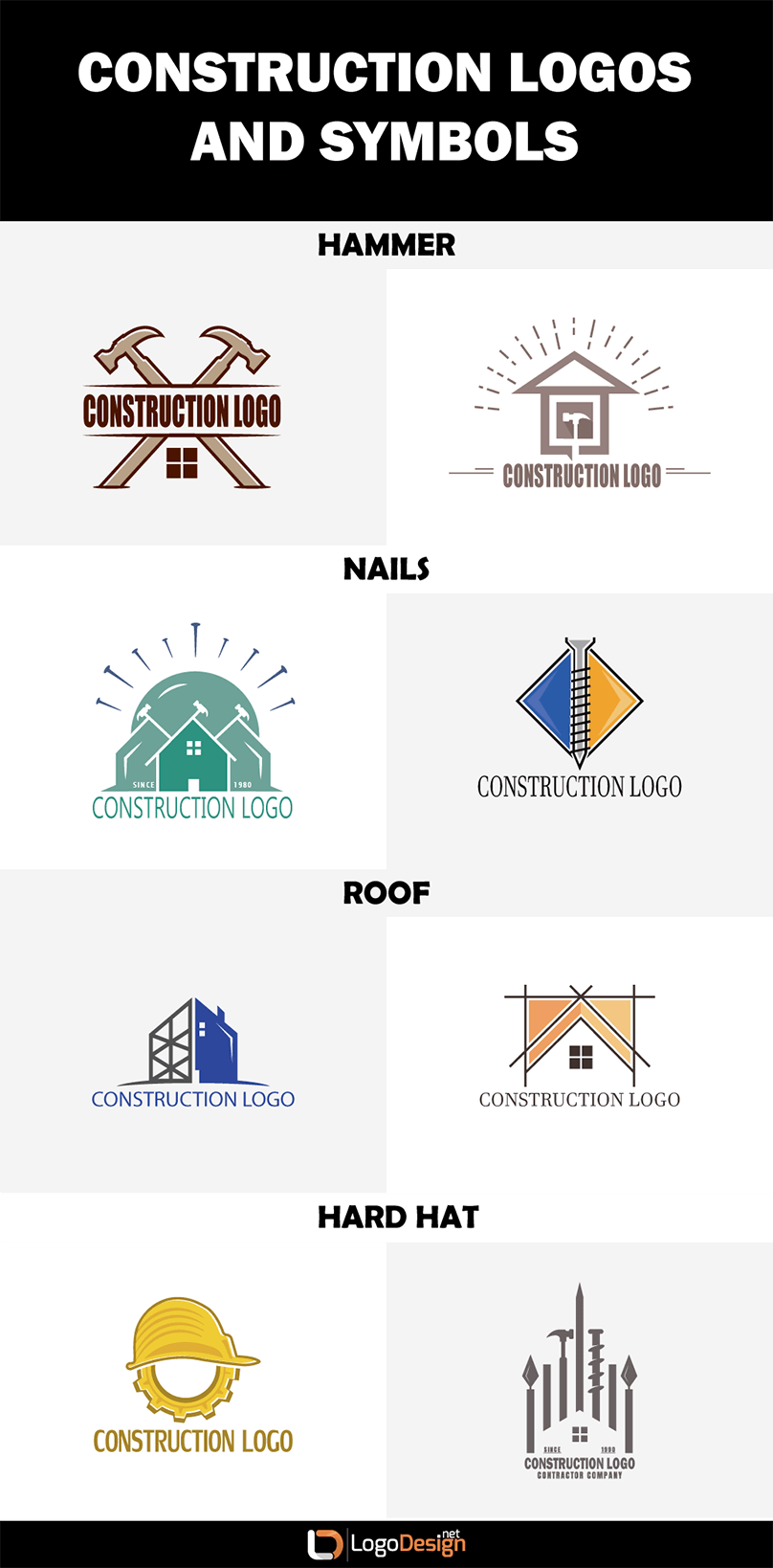 Construction Logos And Symbols