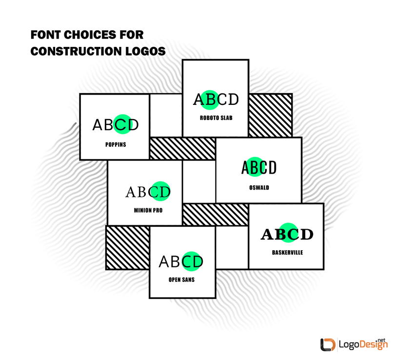 Font Choices For  Construction Logos
