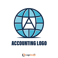 Accounting logo blue