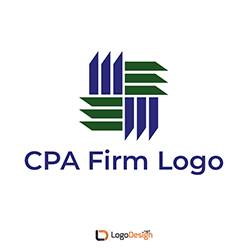 A logo featuring an abstract design with alternating green and blue vertical lines forming a square pattern.
