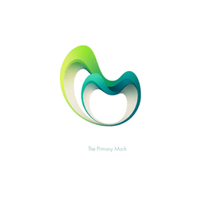 Freeform Gradient - Blue and Green