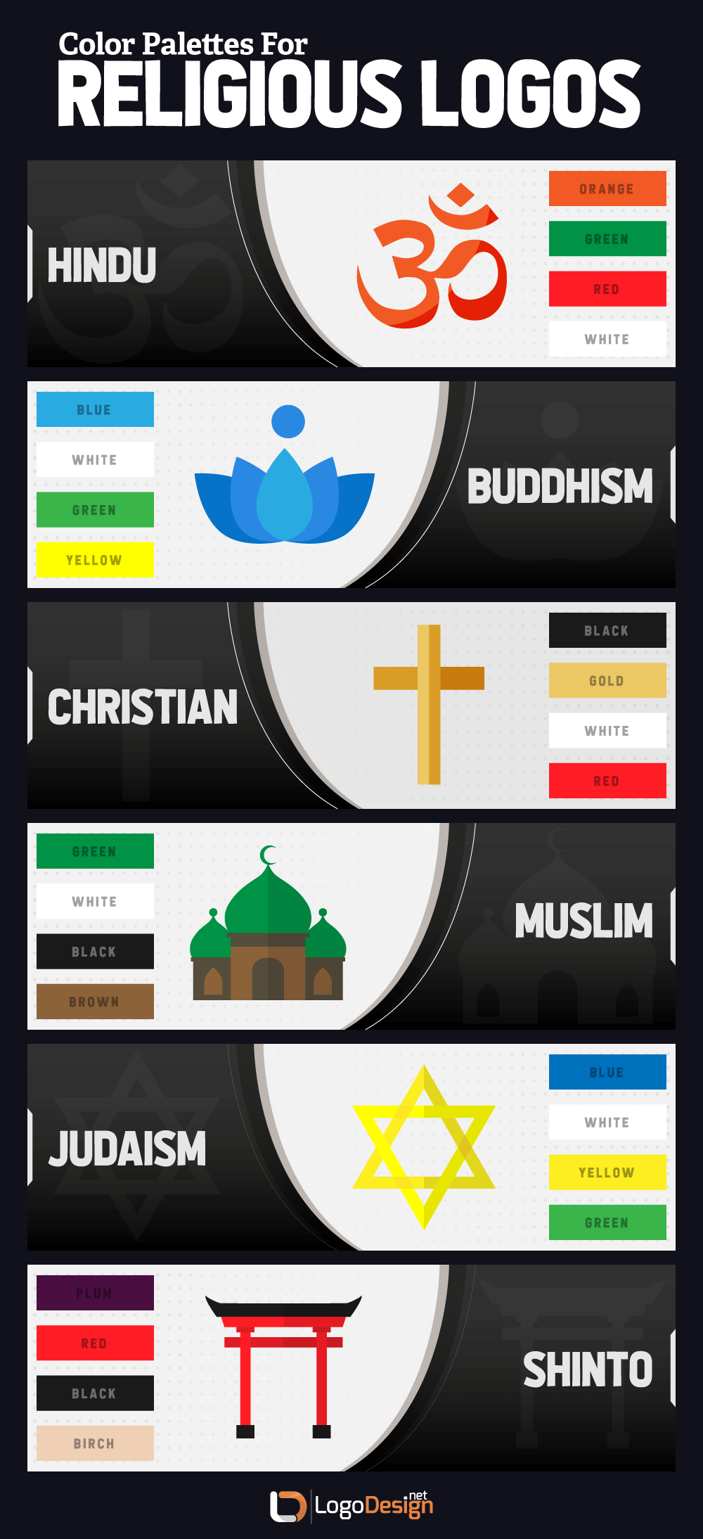 Color Palettes For Religious Logos