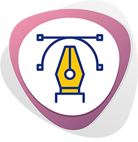 Bezier Using - Pen Logo