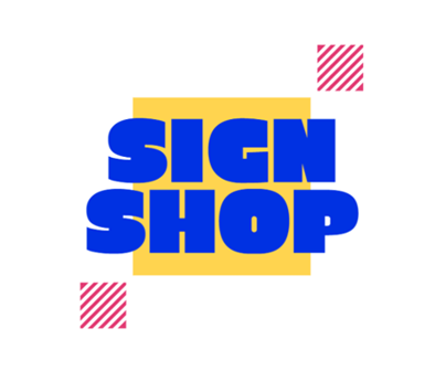 sign shop logo