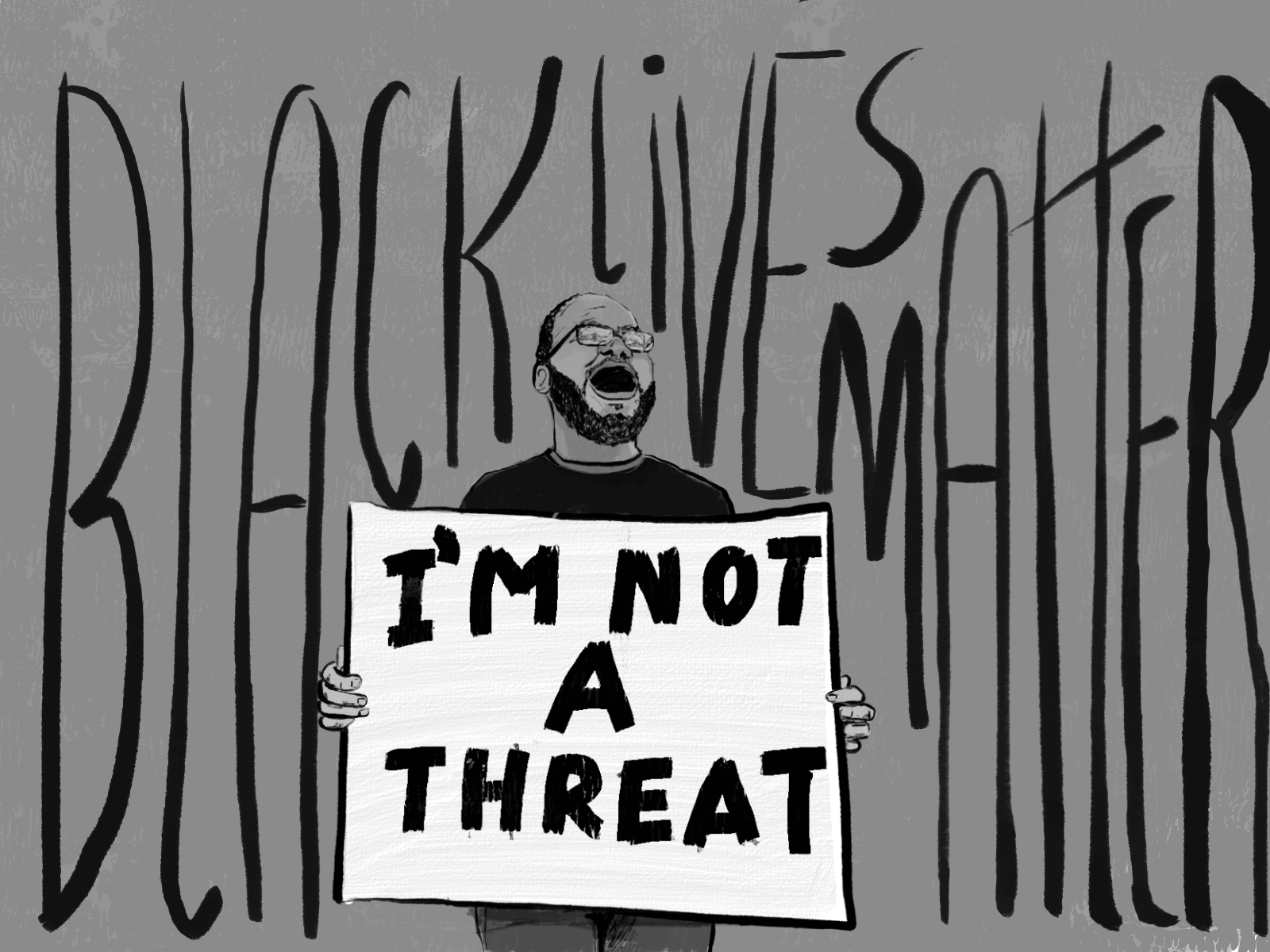 I'm not a threat>
						<p class=