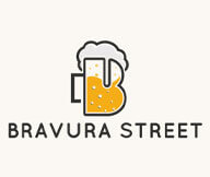 alphabet logo letter B in shape of beer glass