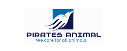 pet logo with bird and square