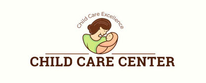 daycare center logo with mother and daughter