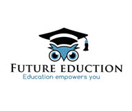 education logo with owl face wearing graduation cap
