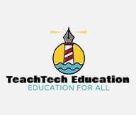 education logo design with pen merged with a shield emblem 