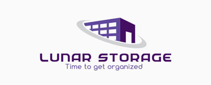 storage logo with swoosh around building 
