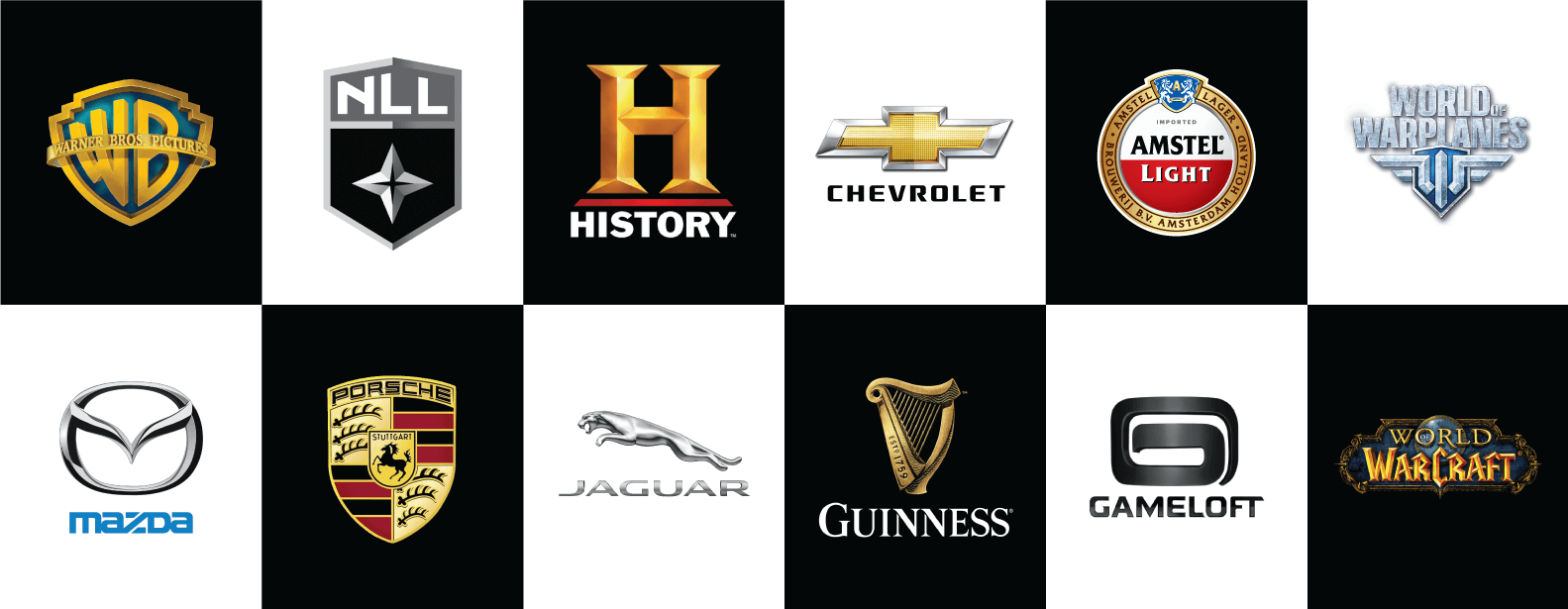 famous metallic logo designs