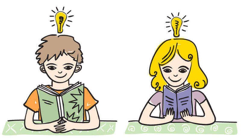 children with ideas