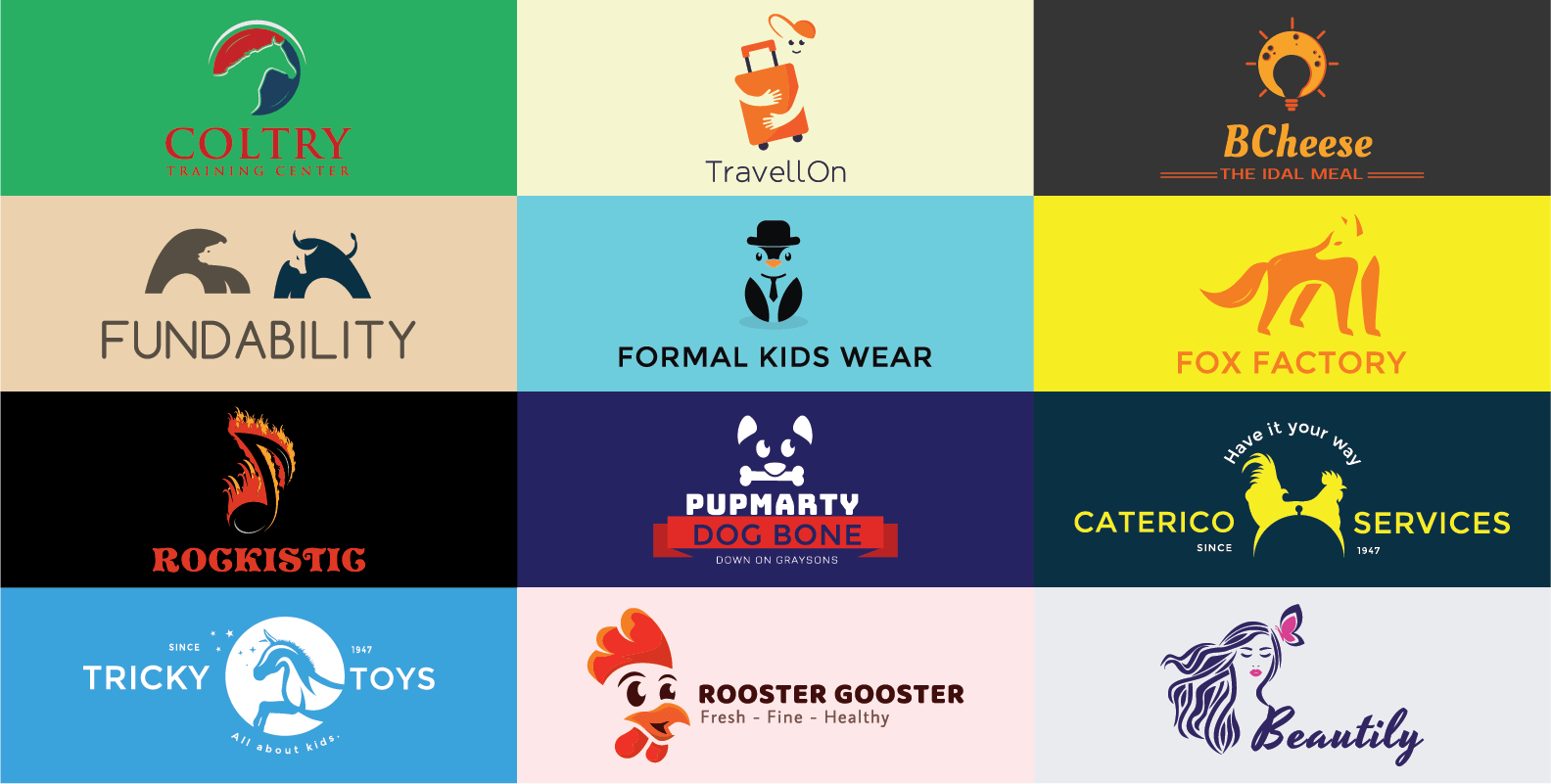 negative space logos