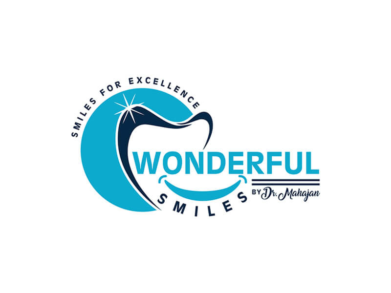 abstract tooth smile logo