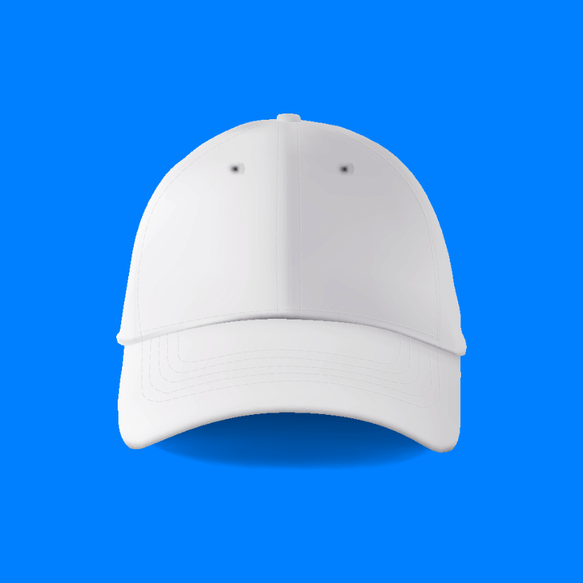 Cap Mockup White