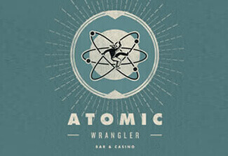 vintage logo of atomic fields