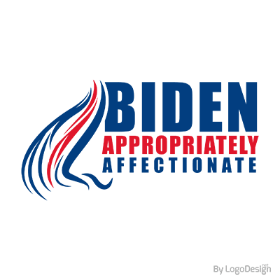 Biden political logo 2020 appropriately affectionate