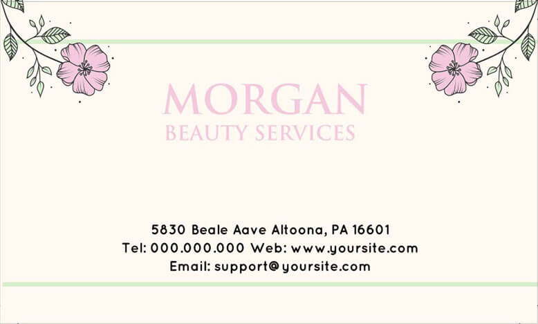 Serif Fonts - Morgan Beauty Service